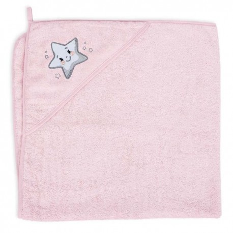 Ręcznik z kapturkiem Pink Star Ceba