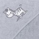 Ręcznik z kapturkiem Zebra Grey Ceba