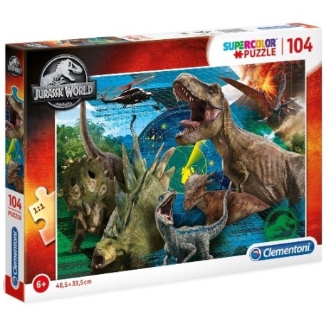 Puzzle Jurassic World 104-el. 6+ Clementoni