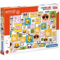 Puzzle dla dzieci Emoji 104-el. 6+ Clementoni