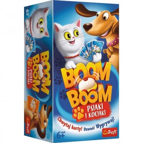 Gra planszowa Boom Boom - Psiaki i Kociaki Trefl
