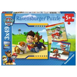 Puzzle Psi Patrol Najlepsi przyjaciele 3x49 Ravensburger
