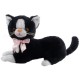 Czarny Pluszowy kot Flico z kokardą Beppe
