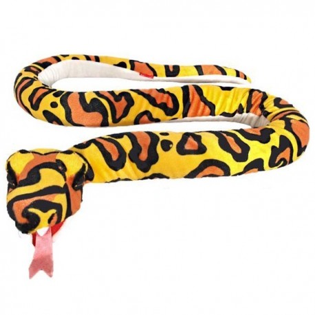 Pluszowy Wąż żółty 142cm Beppe