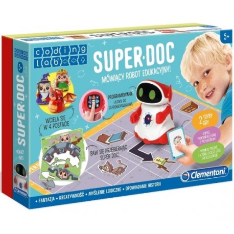 Robot dla dzieci Super Doc 5+ Clementoni