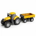 Zabawka Traktor z przyczepą żółty Adriatic
