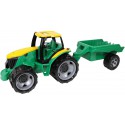 Traktor z przyczepą zielony GIGA TRUCKS LENA