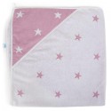 Ręcznik z kapturkiem Stars Pink Melange Ceba