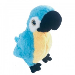 Papuga ARA niebieska z dźwiękiem Beppe
