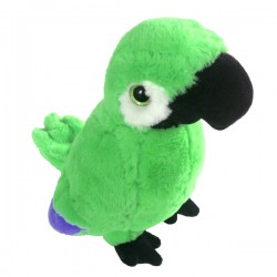 Papuga ARA zielona z dźwiękiem Beppe