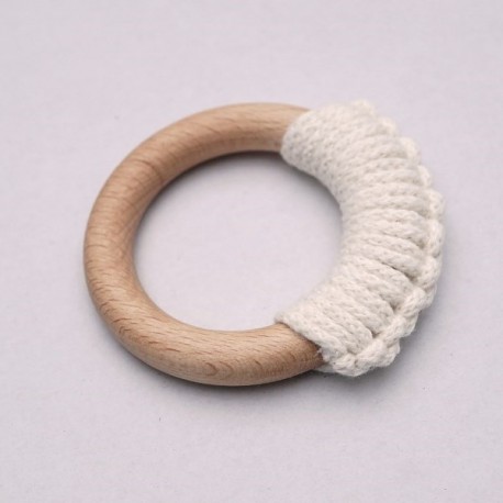 Drewniany pierścień - zabawki Montessori
