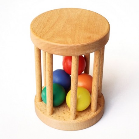 Cylinder z kulkami - zabawki Montessori