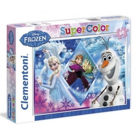 Puzzle dla dzieci Frozen Supercolor 60-el Clementoni
