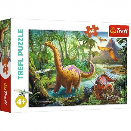 Puzzle DINOZAURY Wędrówka dinozaurów Trefl