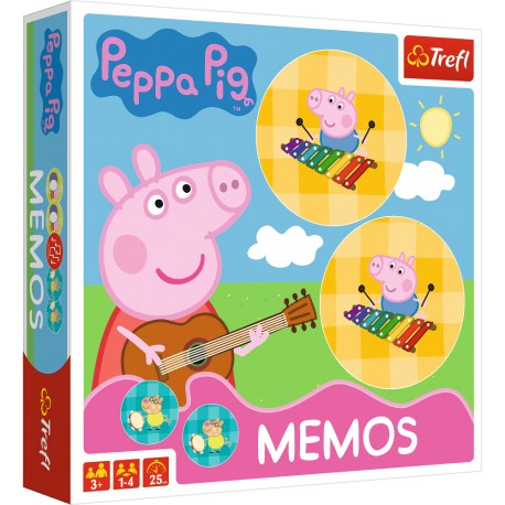 Memos Świnka Peppa Memory dla dzieci Trefl