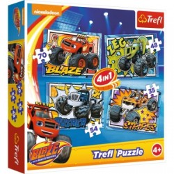Puzzle Blaze i jego przyjaciele 4w1 Trefl