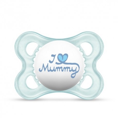 Smoczek MAM Love&Affection 2-6m niebieski Mummy