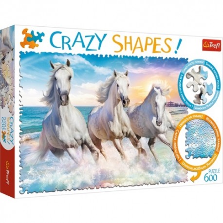 Puzzle Crazy Shapes Galop wśród fal Trefl