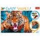 Puzzle Crazy Shapes Oko w oko z tygrysem Trefl