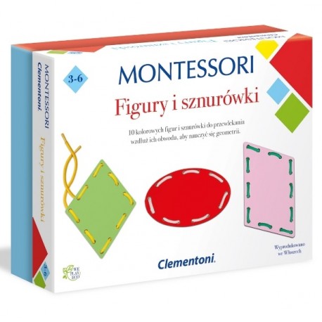 Montessori Figury i Sznuròwki Clementoni