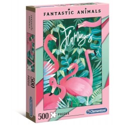 Puzzle Fantastic Animals Flamingi Clementoni