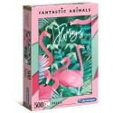Puzzle Fantastic Animals Flamingi Clementoni