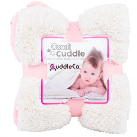 Kocyk niemowlęcy Comfi-Cuddle różowy CuddleCo